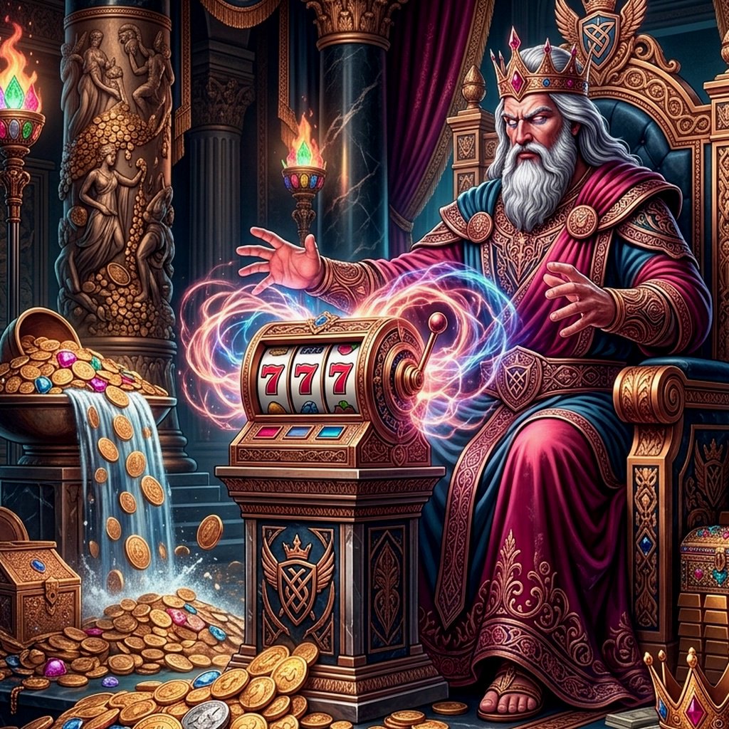 Giao diện bảng thưởng và nút quay trong Fortune Gems 2 trên FIVE88