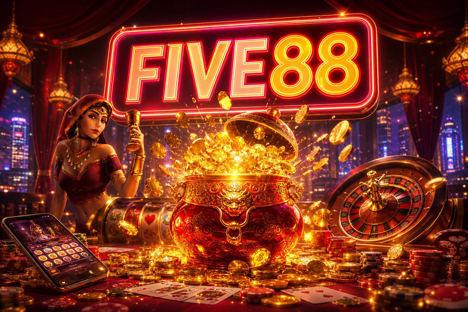 FIVE88: Điểm tin giao diện, danh mục trò chơi và chính…